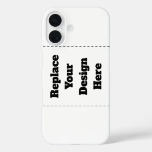Maak je eigen wit iPhone 16 hoesje