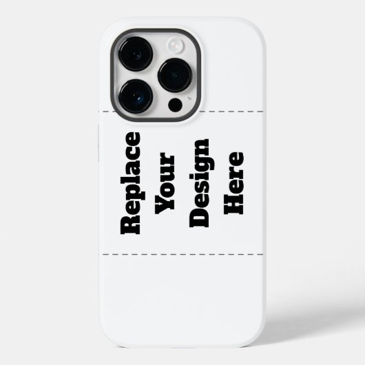Maak je eigen wit Case-Mate iPhone case (Achterkant)