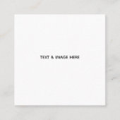 Maak je eigen wit contactkaartje (Voorkant)
