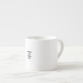 Maak je eigen wit espresso kop (Voorkant rechts)