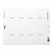 Maak je eigen wit etiket (Full Sheet)
