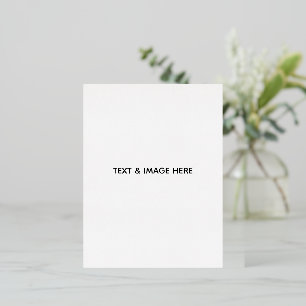 Maak je eigen wit folie feestdagen briefkaart
