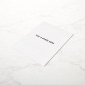 Maak je eigen wit folie feestdagen briefkaart (Gedraaid)
