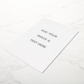 Maak je eigen wit folie uitnodiging (Gedraaid)