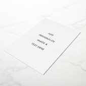 Maak je eigen wit folie uitnodiging (Gedraaid)