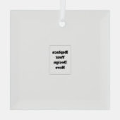 Maak je eigen wit glas ornament (Achterkant)