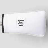Maak je eigen wit golfheadcover (Voorkant)