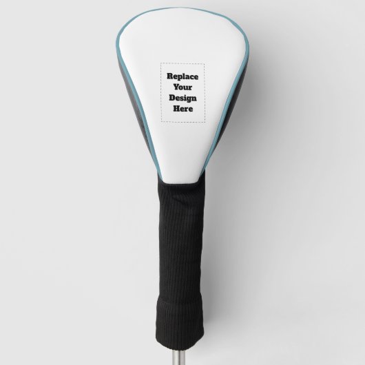 Maak je eigen wit golfheadcover (Voorkant)