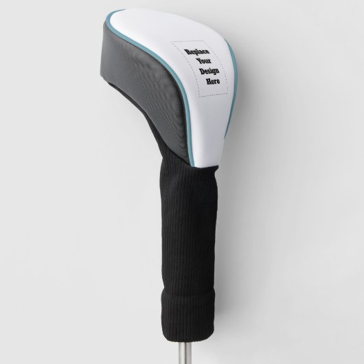 Maak je eigen wit golfheadcover (Schuin)