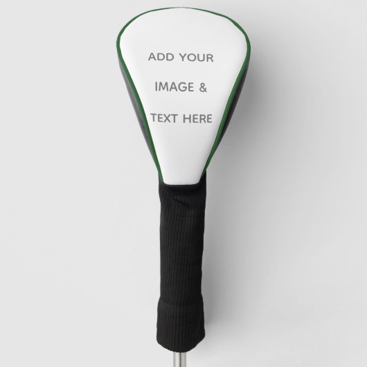 Maak je eigen wit golfheadcover (Voorkant)