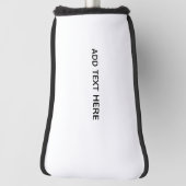 Maak je eigen wit golfheadcover (Draai 90)