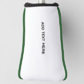 Maak je eigen wit golfheadcover (Draai 90)
