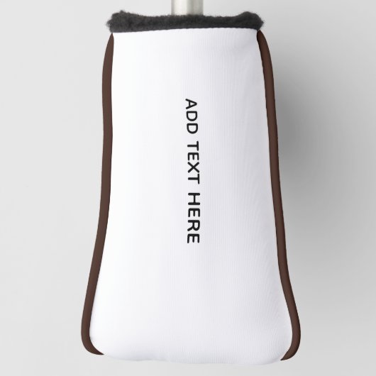 Maak je eigen wit golfheadcover (Draai 90)