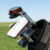 Maak je eigen wit golfheadcover (Insitu)