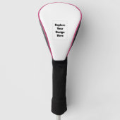 Maak je eigen wit golfheadcover (Voorkant)
