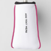 Maak je eigen wit golfheadcover (Draai 90)