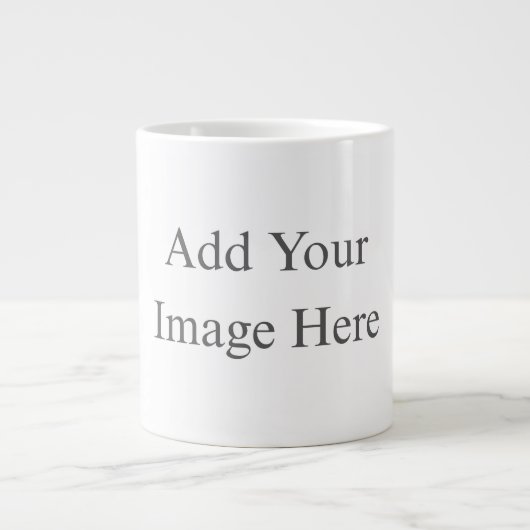 Maak je eigen wit grote koffiekop (Voorkant)