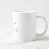 Maak je eigen wit grote koffiekop (Rechts)