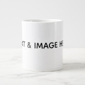 Maak je eigen wit grote koffiekop (Voorkant)