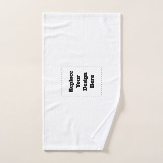 Maak je eigen wit handdoek (Handdoek)
