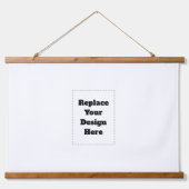 Maak je eigen wit hangend wandkleed (Voorkant)