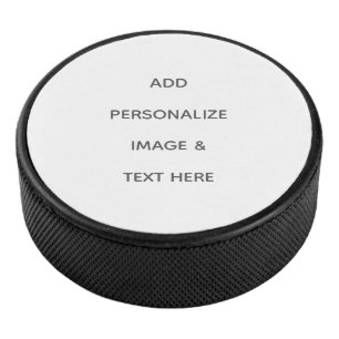 Maak je eigen wit hockey puck