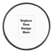 Maak je eigen wit hockey puck (Voorkant)