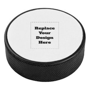 Maak je eigen wit hockey puck