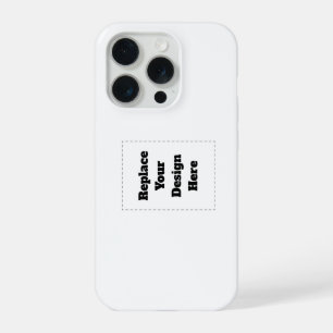 Maak je eigen wit iPhone 15 pro case