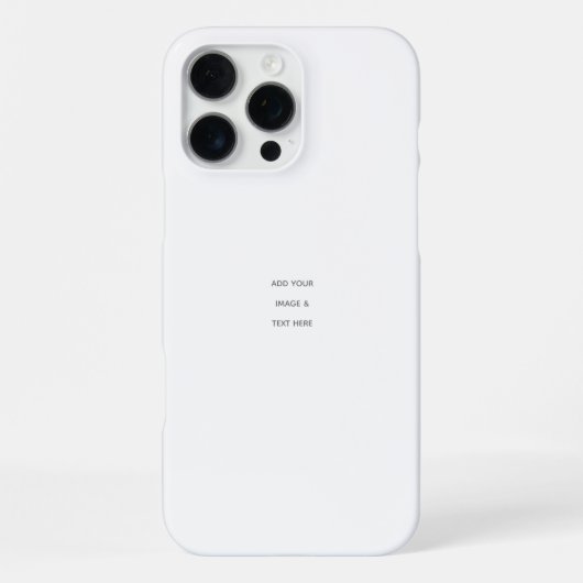 Maak Je Eigen wit iPhone Hoesje (Achterkant)