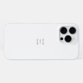Maak Je Eigen wit iPhone Hoesje (Achterkant horizontaal)