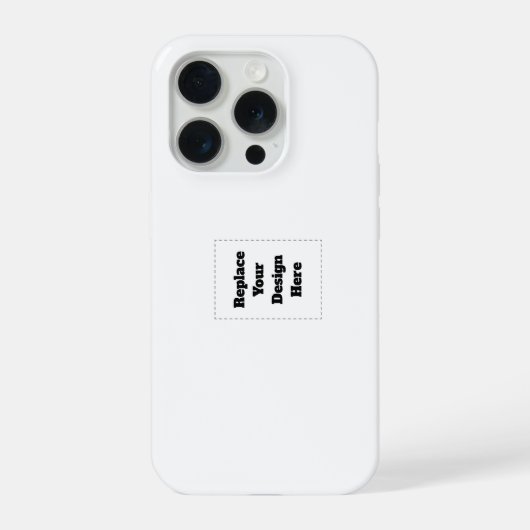 Maak je eigen wit iPhone hoesje (Achterkant)