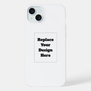 Maak je eigen wit iPhone 15 plus case