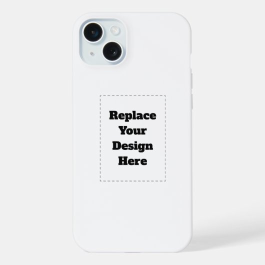 Maak je eigen wit iPhone hoesje (Achterkant)