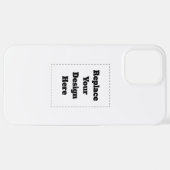 Maak je eigen wit iPhone hoesje (Achterkant horizontaal)