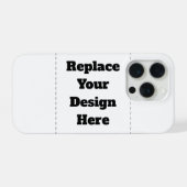 Maak je eigen wit iPhone hoesje (Achterkant horizontaal)