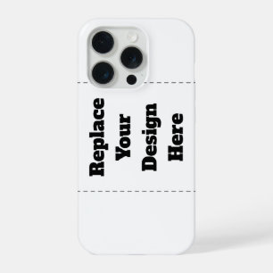 Maak je eigen wit iPhone 15 pro case