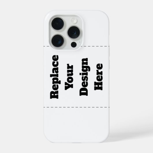 Maak je eigen wit iPhone hoesje (Achterkant)