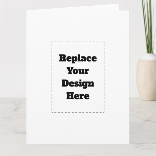 Maak je eigen wit kaart (Voorkant)