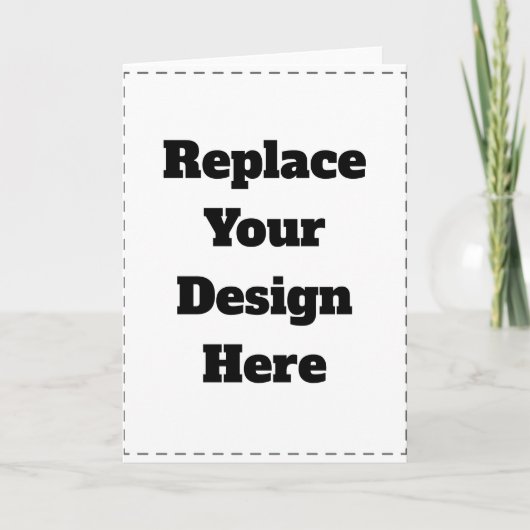 Maak je eigen wit kaart (Voorkant)