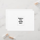 Maak je eigen wit kaart (Voorkant / Achterkant in situ)