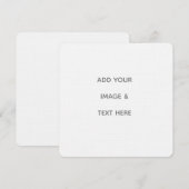 Maak Je Eigen wit Kaart (Voorkant / Achterkant)