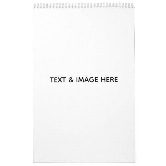 Maak je eigen wit kalender (Hoes)