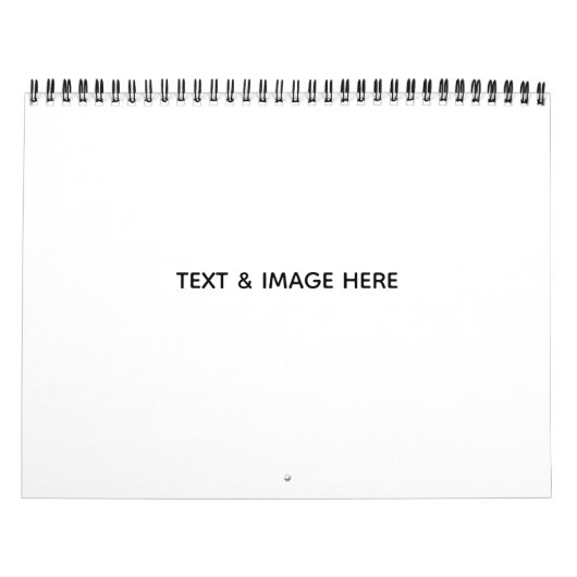 Maak je eigen wit kalender (Hoes)