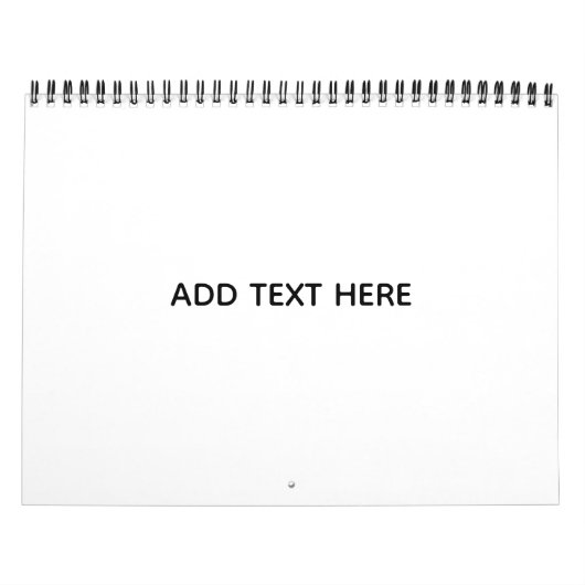 Maak je eigen wit kalender (Hoes)