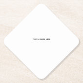 Maak je eigen wit kartonnen onderzetters (Voorkant)