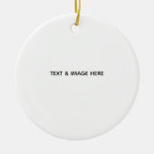 Maak je eigen wit keramisch ornament (Voorkant)