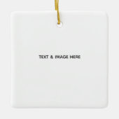 Maak je eigen wit keramisch ornament (Voorkant)