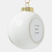 Maak je eigen wit keramische bal ornament (Links)
