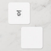 Maak je eigen wit klantenkaartje (Voorkant / Achterkant)